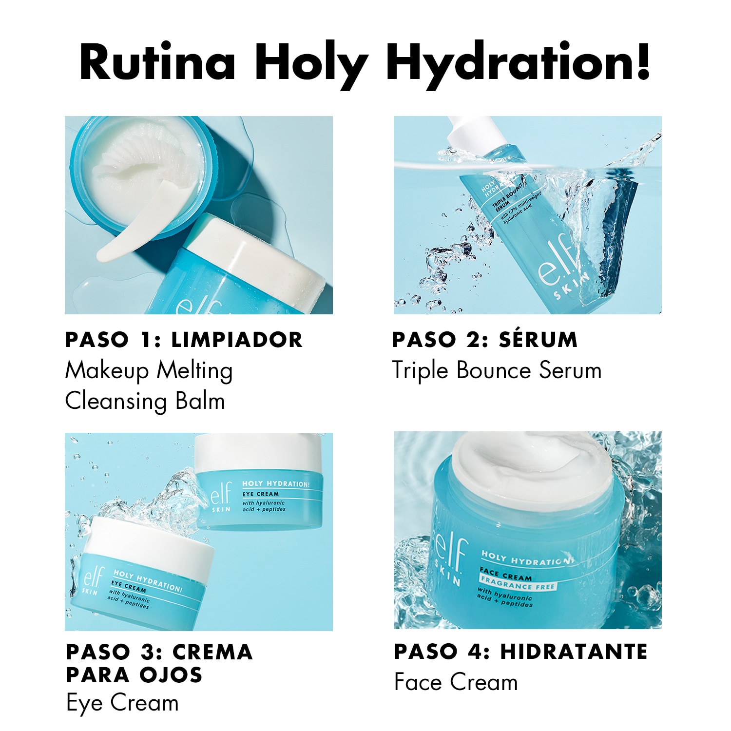 E.L.F. SKIN HOLY HYDRATION! MAKEUP MELTING CLEANSING BALM (LIMPIADOR HIDRATANTE PARA REMOVER MAQUILLAJE)